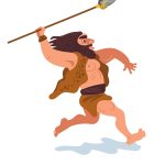 paleolithic hunter cartoon