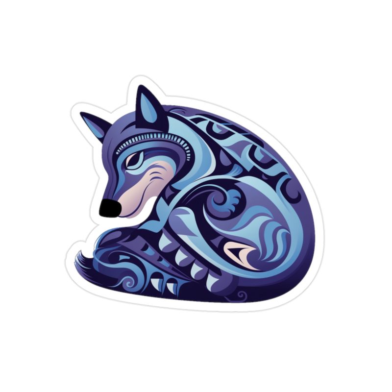 Blue Dog Sticker