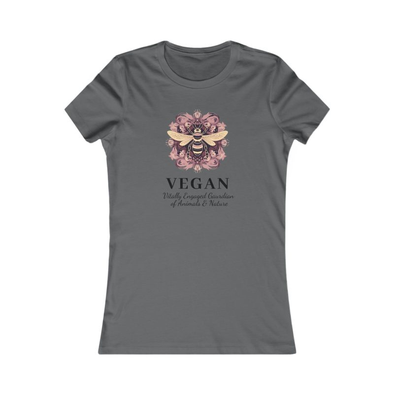 Definition of Veganism Pink Bee Mandala T-Shirt